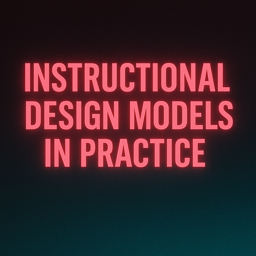 instructional design models in practice