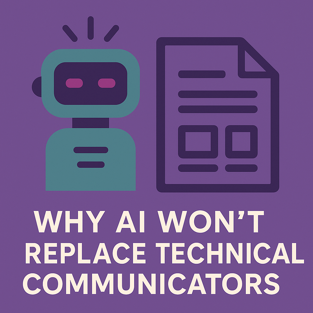AI won't replace technical communicators
